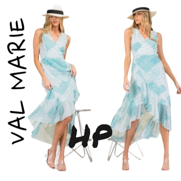 ValMarie Dresses & Skirts - NWT Womens Spring Summer high low wrap party dress​​​